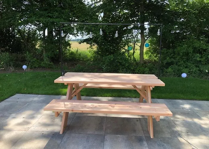 Luxe En Gezellig Aan Veluwemeer 4 Pers Dağ evi Hulshorst